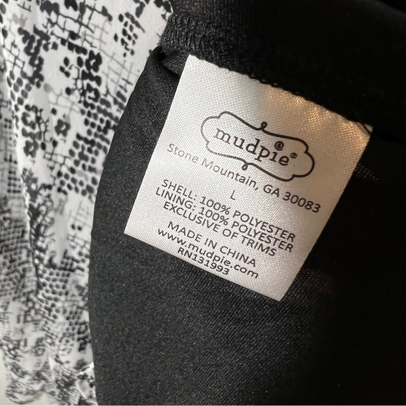 MudPie Snakeskin Print Dress Long Sleeve Mini - Picture 5 of 7